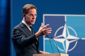 Den,Haag Nato Navo Secretary General Mark Rutte