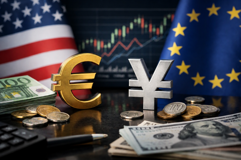 Euro-dollar-yen